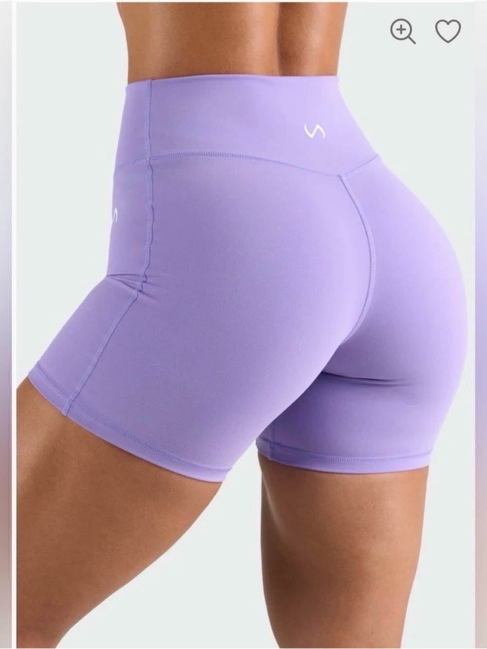 High-Waist Lavender Athletic Bike Shorts TLF Tempo